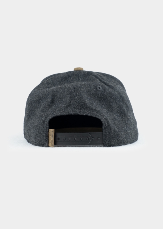 Cap "Monaco" - dunkelgrau, v2 (Snapback)
